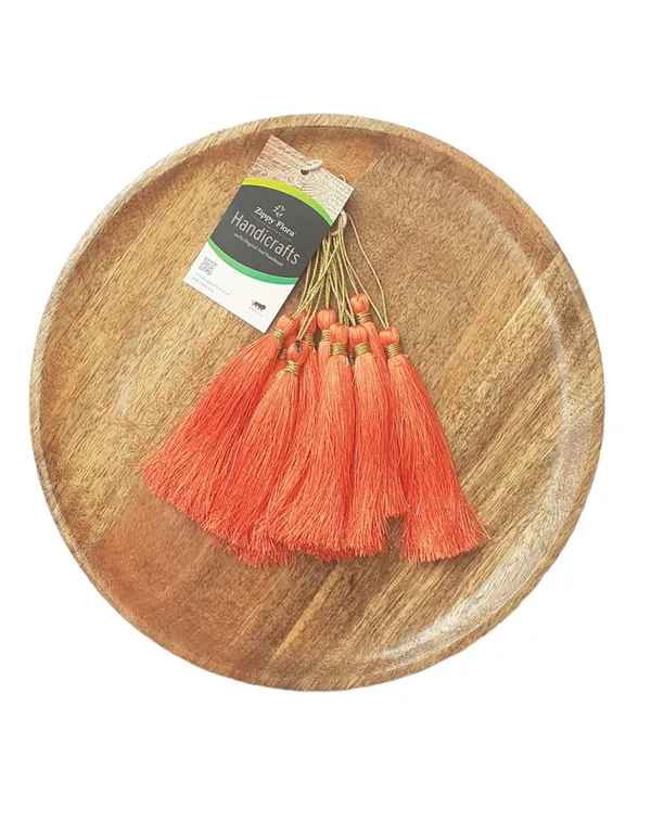 Orange_Handmade_Long_Silk_Tassels_for_DIY_Wall_Crafts_and_Projects_,_Pack_of_10