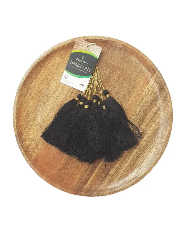 Black_Handmade_Long_Silk_Tassels_for_DIY_Wall_Crafts_and_Projects_,_Pack_of_10