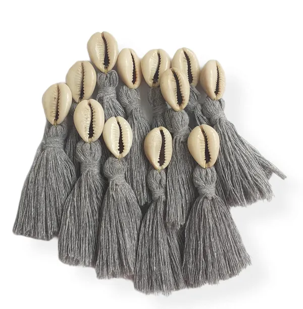 Mini_Cotton_Tassels_with_Cowrie_Shells_for_Saree/Blouse/Dupatta/DIY/Decor,_Pack_of_10_(Grey)