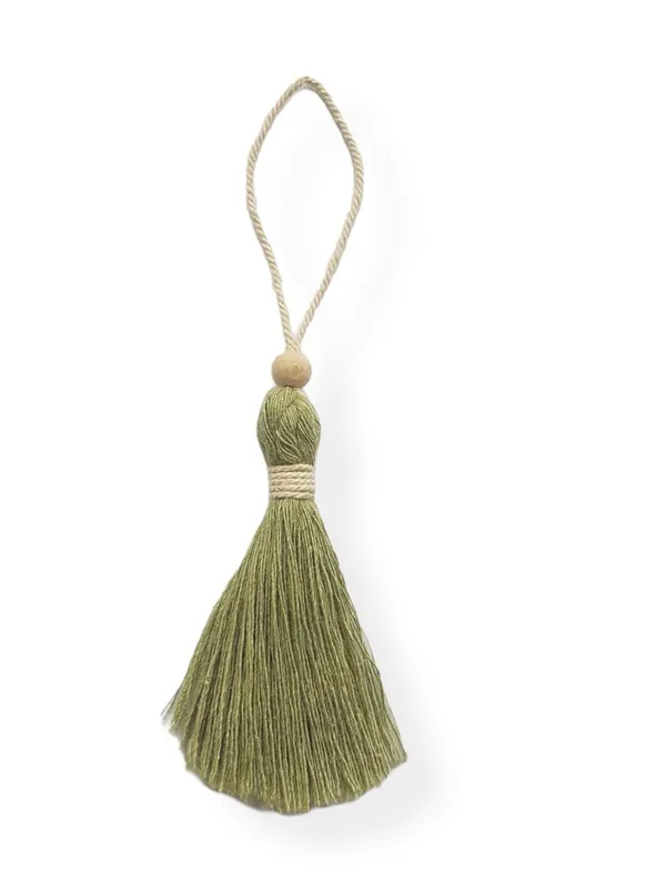 Seagreen__Long_Cotton_Handmade_Tassels_With_Wooden_Beads,__Pack_Of_10
