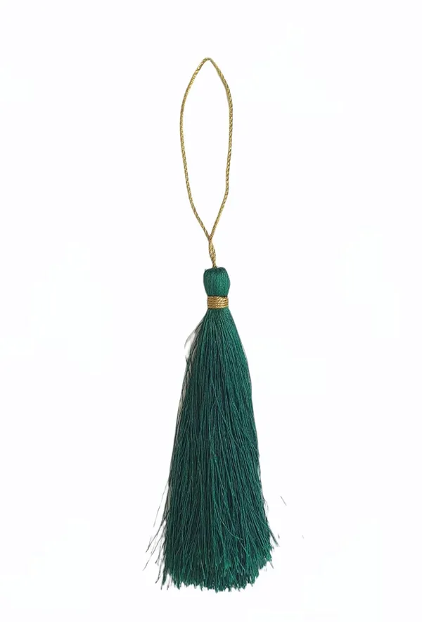 Bottle_Green_Handmade_Long_Silk_Tassels_for_DIY_Wall_Crafts_and_Projects_,_Pack_of_10