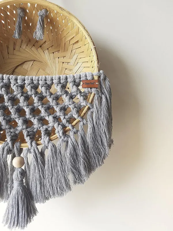 Handmade_Macrame_Basket_for_Plants_,_Garden_&_Home_Decor_(Grey)