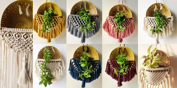 Handmade_Macrame_Basket_for_Plants_,_Garden_&_Home_Decor_(Off-White_with_Long_Dangling_Thread)