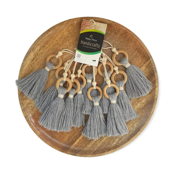 Grey__Long_Cotton_Moon_Handmade_Tassels_,_Pack_of_10