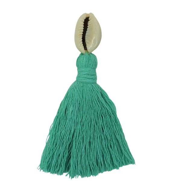 Turquoise_Blue_Mini_Cotton_Handmade_Tassels_With_Cowrie_Shells_,__Pack_Of_10