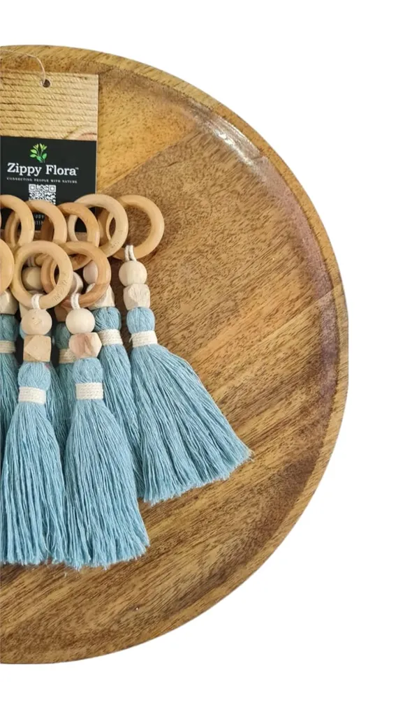 Panache_Handmade_Cotton_Tassels_for_DIY_&_Craft_Projects,_Pack_of_10_(Turquoise_Blue)