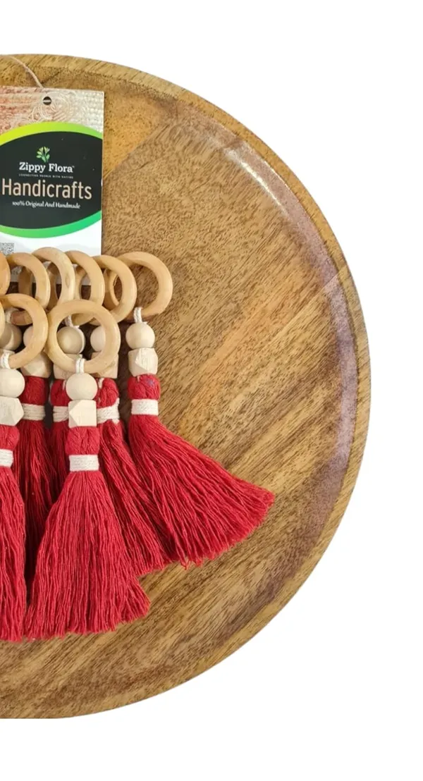 Panache_Handmade_Cotton_Tassels_for_DIY_&_Craft_Projects,_Pack_of_10_(Red)