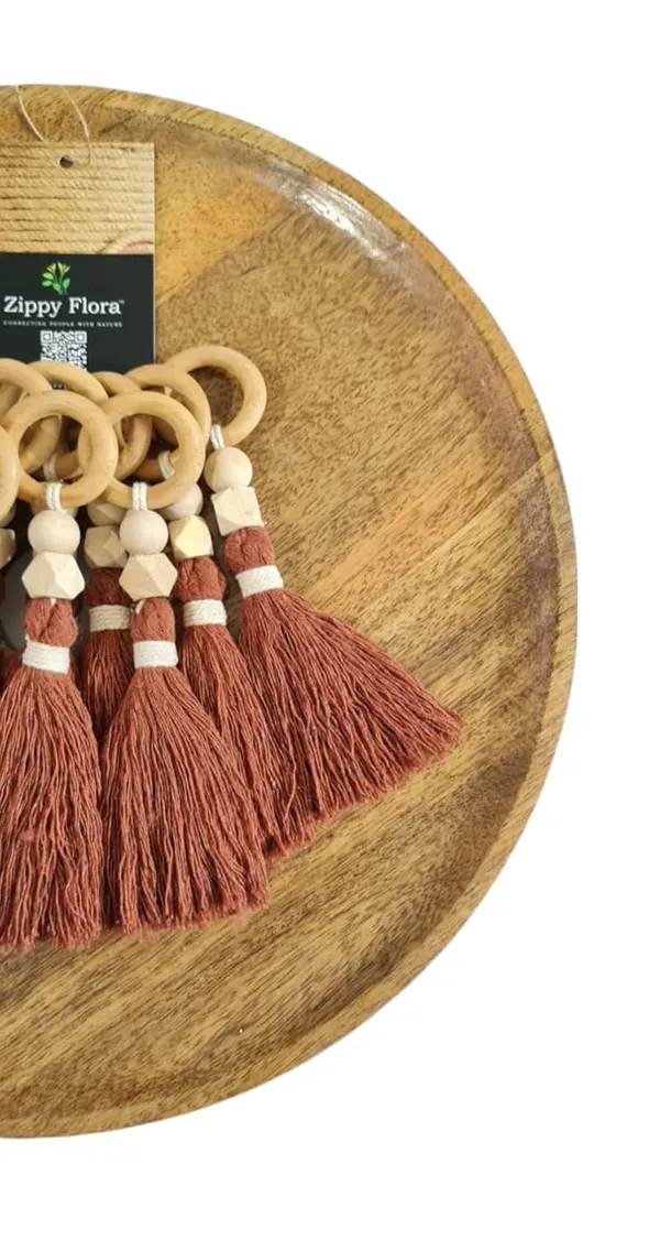 Panache_Handmade_Cotton_Tassels_for_DIY_&_Craft_Projects,_Pack_of_10_(Rust_Brown)