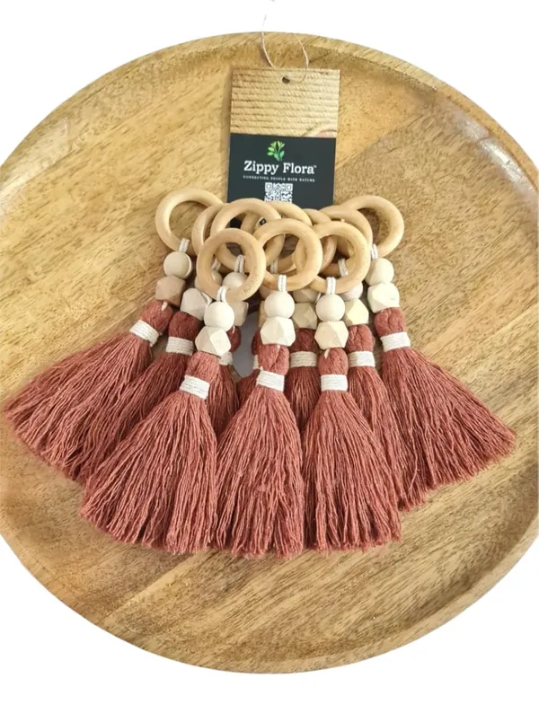 Panache_Handmade_Cotton_Tassels_for_DIY_&_Craft_Projects,_Pack_of_10_(Rust_Brown)