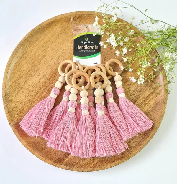 Panache_Handmade_Cotton_Tassels_for_DIY_&_Craft_Projects,_Pack_of_10_(Baby_Pink)