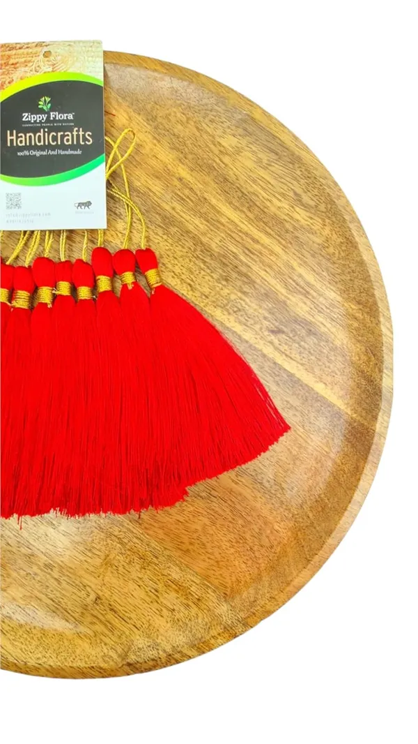 Red_Handmade_Long_Silk_Tassels_for_DIY_Wall_Crafts_and_Projects_,_Pack_of_10