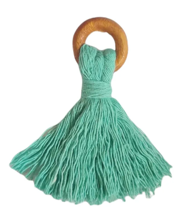 Turquoise_Blue__Mini_Cotton_Handmade_Tassels_with_Wooden_Rings_,_Pack_Of_10