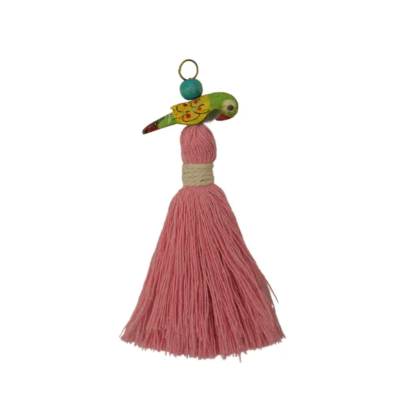 Mini_Cotton_Tassels_with_Parrots_(Pack_of_10)_(Baby_Pink)