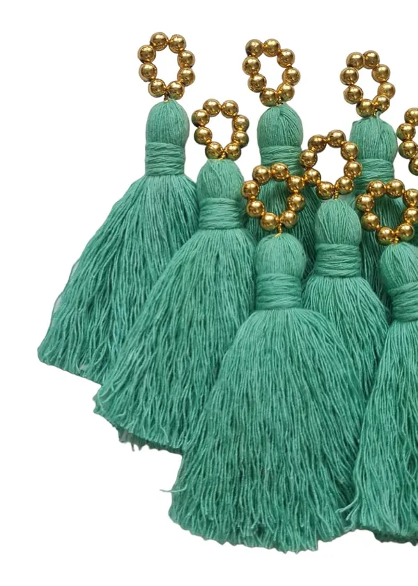Mini_Cotton_Tassels_with_Golden_Pearls_for_Saree/Blouse/Dupatta/DIY/Decor,_Pack_of_10_(Turquoise_Blue)