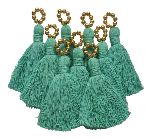 Mini_Cotton_Tassels_with_Golden_Pearls_for_Saree/Blouse/Dupatta/DIY/Decor,_Pack_of_10_(Turquoise_Blue)