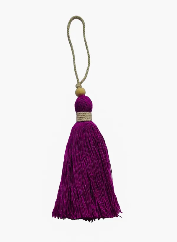 Purple_Long_Cotton_Handmade_Tassels_With_Wooden_Beads_,_Pack_Of_10
