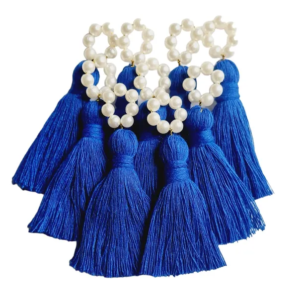Mini_Cotton_Tassels_with_Pearls_for_Saree/Blouse/Dupatta/DIY/Decor,_Pack_of_10_(Royal_Blue_)
