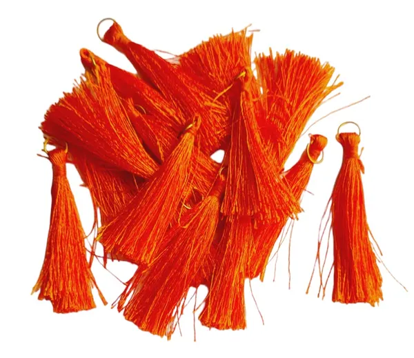Orange_Short_Silk_Handmade_Tassels_With_metal_hook_,_Pack_Of_20