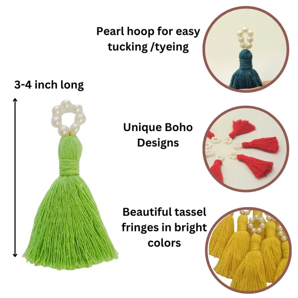 Mini_Cotton_Tassels_with_Golden_Pearls_for_Saree/Blouse/Dupatta/DIY/Decor,_Pack_of_10_(Black)