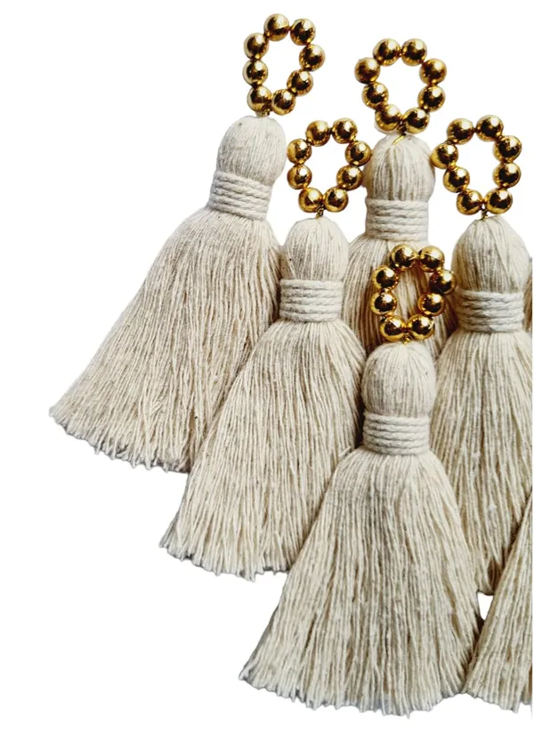 Mini_Cotton_Tassels_with_Golden_Pearls_for_Saree/Blouse/Dupatta/DIY/Decor,_Pack_of_10_(Off-White)