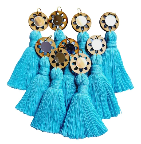 Sky_Blue_Mini_Cotton_Handmade_Tassels_with_mirrors_,_Pack_of_10