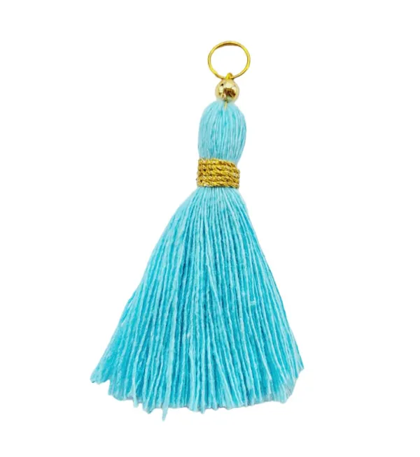 Micro_1.5_inch_Length_Cotton_Handmade_Tassels_for_Saree/Blouse/Dupatta/DIY/Decor_(Pack_of_12)_(Sky_Blue)