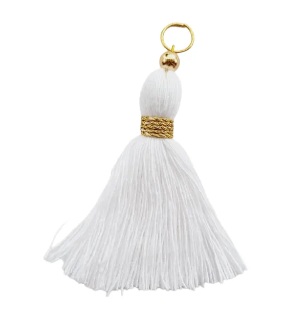 Micro_1.5_inch_Length_Cotton_Handmade_Tassels_for_Saree/Blouse/Dupatta/DIY/Decor_(Pack_of_12)_(White)