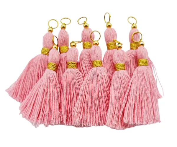 Micro_1.5_inch_Length_Cotton_Handmade_Tassels_for_Saree/Blouse/Dupatta/DIY/Decor_(Pack_of_12)_(Baby_Pink)