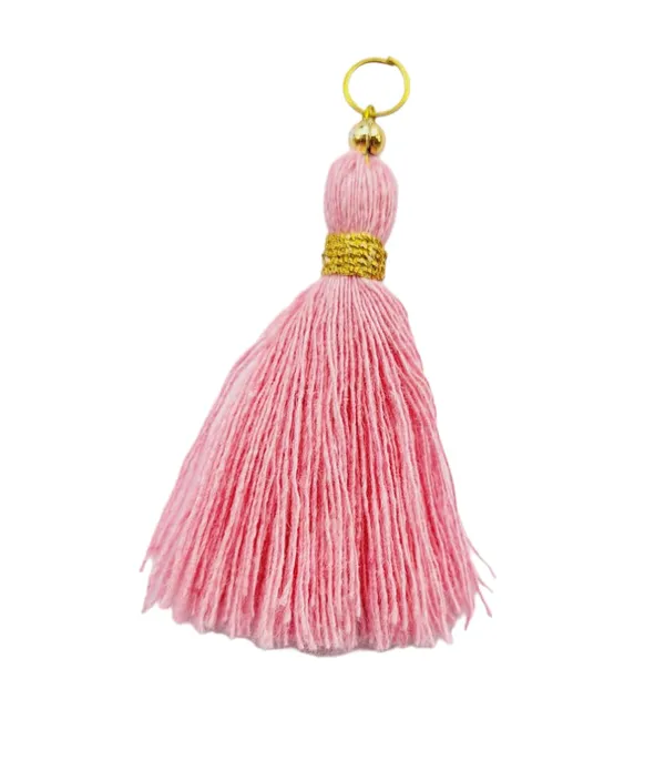 Micro_1.5_inch_Length_Cotton_Handmade_Tassels_for_Saree/Blouse/Dupatta/DIY/Decor_(Pack_of_12)_(Baby_Pink)