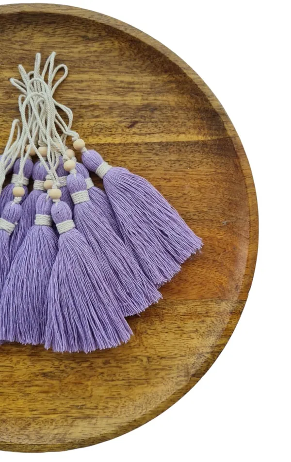 Lavender_Long_Cotton_Handmade_Tassels_With_Wooden_Beads,__Pack_Of_10