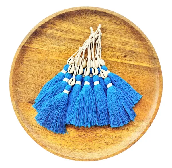 Long_Handmade_Cotton_Tassels_with_Cowrie_Shells_for_DIY_&_Crafts_Project,_Pack_of_10_(Firozi)