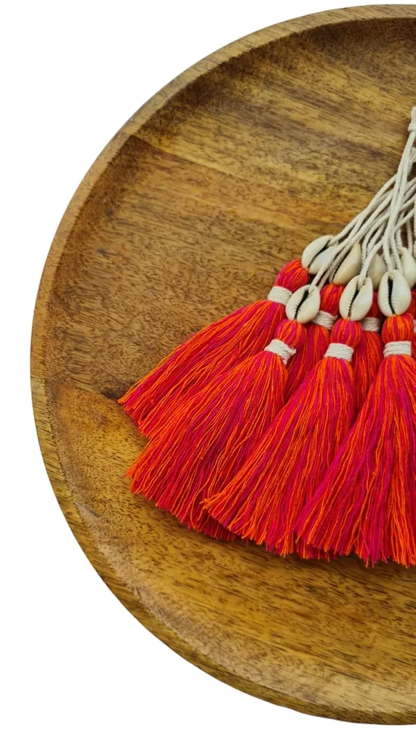 Long_Handmade_Cotton_Tassels_with_Cowrie_Shells_for_DIY_&_Crafts_Project,_Pack_of_10_(Mix_-_Dark_Pink_&_Orange)