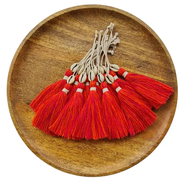 Long_Handmade_Cotton_Tassels_with_Cowrie_Shells_for_DIY_&_Crafts_Project,_Pack_of_10_(Mix_-_Dark_Pink_&_Orange)