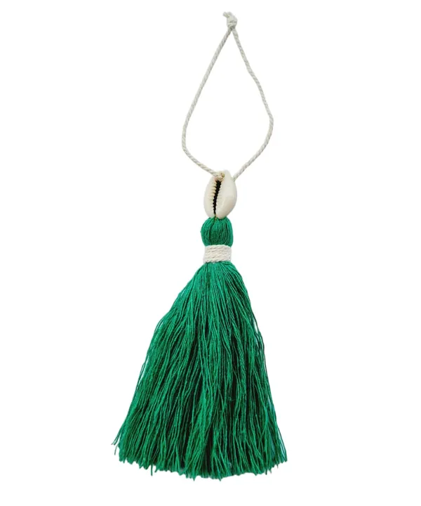 Long_Handmade_Cotton_Tassels_with_Cowrie_Shells_for_DIY_&_Crafts_Project,_Pack_of_10_(Dark_Green)