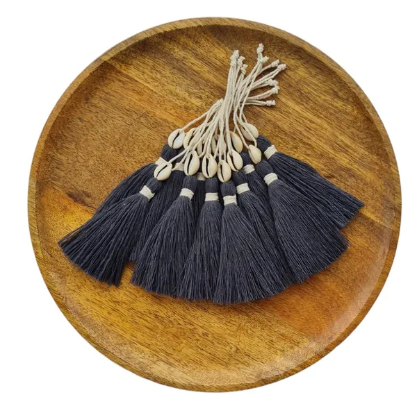 Long_Handmade_Cotton_Tassels_with_Cowrie_Shells_for_DIY_&_Crafts_Project,_Pack_of_10_(Dark_Grey)