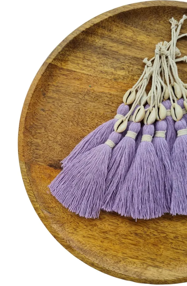 Long_Handmade_Cotton_Tassels_with_Cowrie_Shells_for_DIY_&_Crafts_Project,_Pack_of_10_(Lavender)