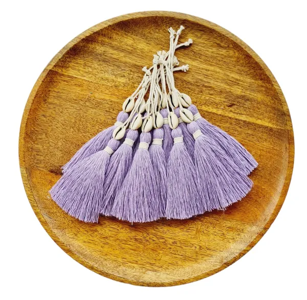 Long_Handmade_Cotton_Tassels_with_Cowrie_Shells_for_DIY_&_Crafts_Project,_Pack_of_10_(Lavender)