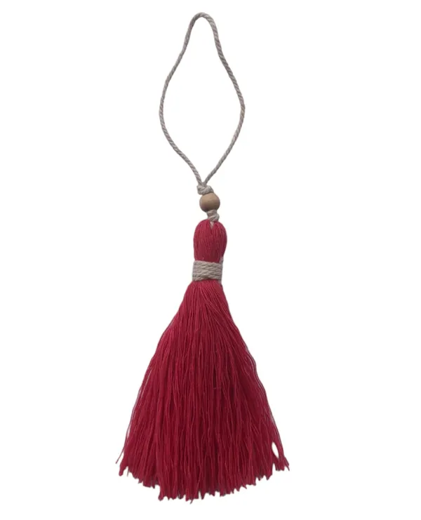 Flamingo_Pink_Long_Cotton_Handmade_Tassels_With_Wooden_Beads_,_Pack_Of_10