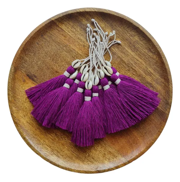 Long_Handmade_Cotton_Tassels_with_Cowrie_Shells_for_DIY_&_Crafts_Project,_Pack_of_10_(Purple)