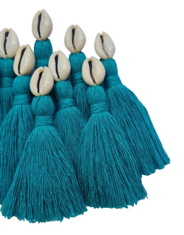 Mini_Cotton_Tassels_with_Cowrie_Shells_for_Saree/Blouse/Dupatta/DIY/Decor,_Pack_of_10_(Aqua_Blue)