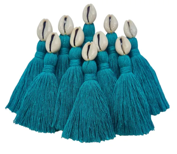Mini_Cotton_Tassels_with_Cowrie_Shells_for_Saree/Blouse/Dupatta/DIY/Decor,_Pack_of_10_(Aqua_Blue)