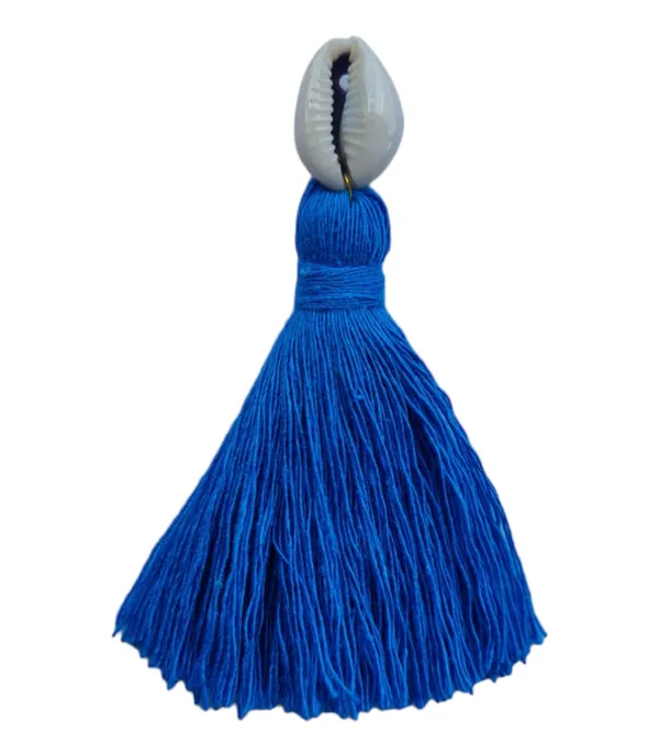 Mini_Cotton_Tassels_with_Cowrie_Shells_for_Saree/Blouse/Dupatta/DIY/Decor,_Pack_of_10_(Firozi)