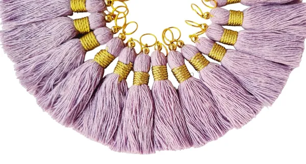 Micro_1.5_inch_Long_Cotton_Handmade_Tassels_for_Saree/Blouse/Dupatta/DIY/Decor_(Pack_of_12)_(Lavender)