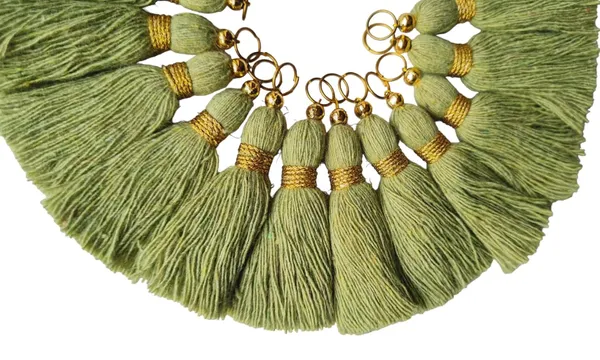 Micro_1.5_inch_Length_Cotton_Handmade_Tassels_for_Saree/Blouse/Dupatta/DIY/Decor_(Pack_of_12)_(Seagreen)