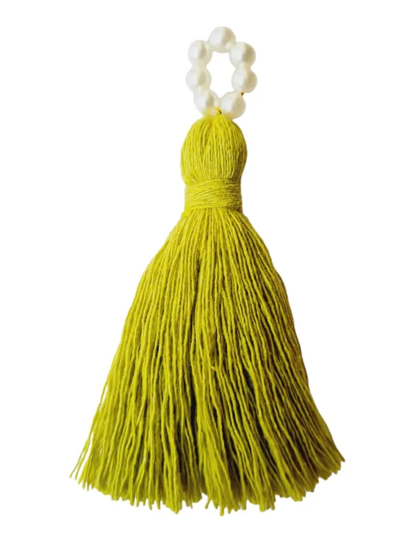 Mini_Cotton_Tassels_with_Pearls_for_Saree/Blouse/Dupatta/DIY/Decor,_Pack_of_10_(Olive_Green)