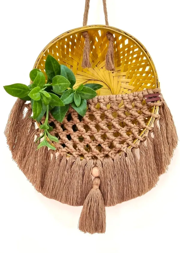 Handmade_Colorful_Macrame_Basket_for_Plants,_Garden_,_Home_Decor_(Dark_Beige)
