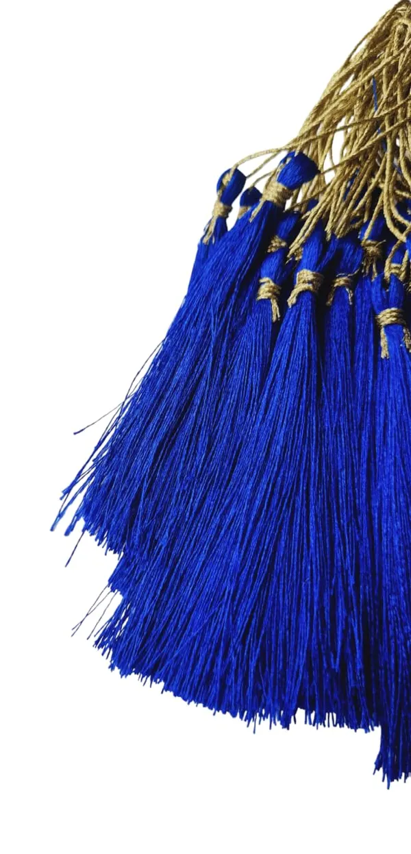 Royal_Blue_Silk_Handmade_Long_Tassels__for_DIY_Wall_Crafts_and_Projects_,Pack_Of_50