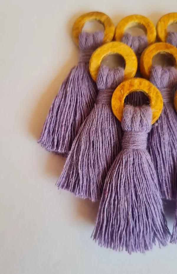 Lavender_Mini_Cotton_Handmade_Tassels_with_Wooden_Rings_,_Pack_Of_10