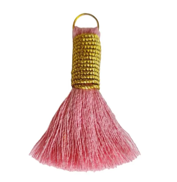 Handmade_Mini_Cotton_Tassels_with_Zari_Winding,_Pack_of_10_(_Baby_Pink)