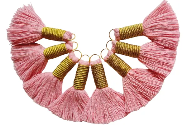 Handmade_Mini_Cotton_Tassels_with_Zari_Winding,_Pack_of_10_(_Baby_Pink)